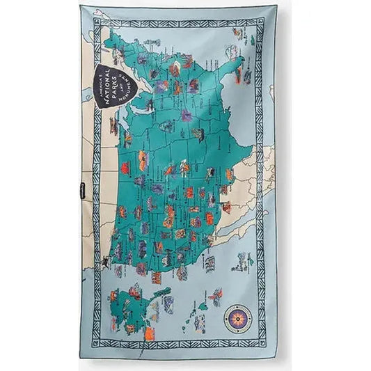 Nomadix Ultralight Towel-Camping - First Aid - Hygenie-Nomadix-National Parks and Monuments Map-Appalachian Outfitters