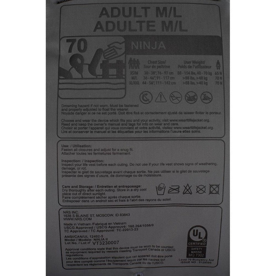 NRS Ninja PFD-Paddle Sports - PFDs-NRS-Appalachian Outfitters