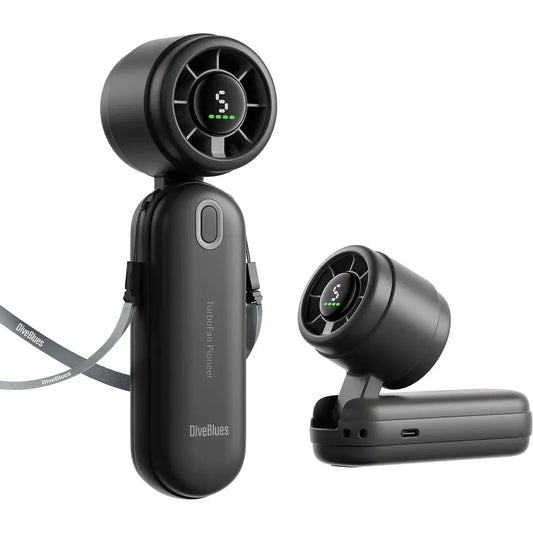 Diveblues Portable iTurbo Handheld Fan-Accessories - Phone & Tech-Ocoopa-Black-Appalachian Outfitters