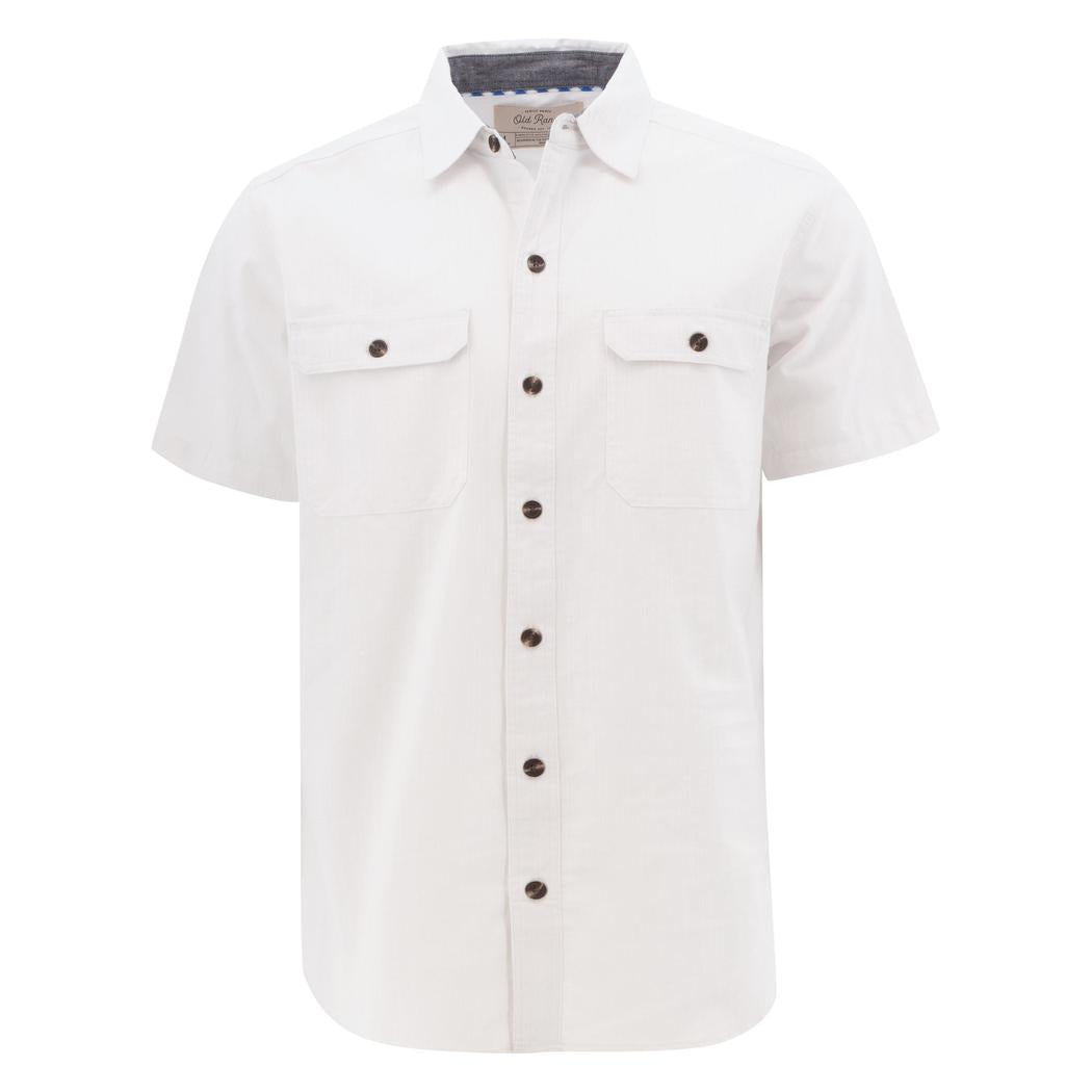 Old Ranch Men's Fennec Shirt-Men's - Clothing - Tops-Old Ranch-White-M-Appalachian Outfitters