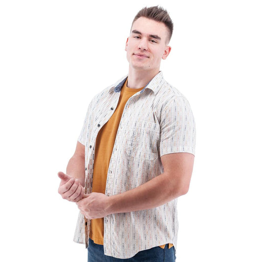 Old Ranch Men's Hawke Shirt-Men's - Clothing - Tops-Old Ranch-Natural-M-Appalachian Outfitters