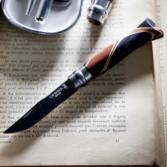 Opinel No.08 Stainless Steel Folding Knife - Bruno Chaperon-Camping - Accessories - Knives-Opinel-Appalachian Outfitters