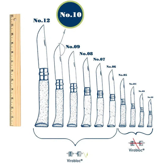 Opinel No.10 Stainless Folding Knife-Camping - Accessories - Knives-Opinel-Appalachian Outfitters