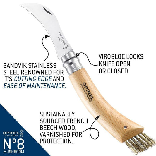Opinel-No.8 Mushroom Knife-Appalachian Outfitters
