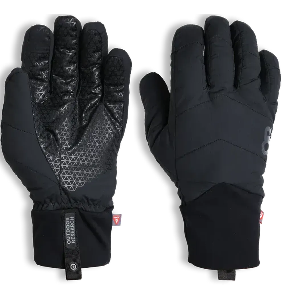 Outdoor Research Men's Stowe Aerogel Gloves-Accessories - Gloves - Men's-Outdoor Research-Black-S-Appalachian Outfitters