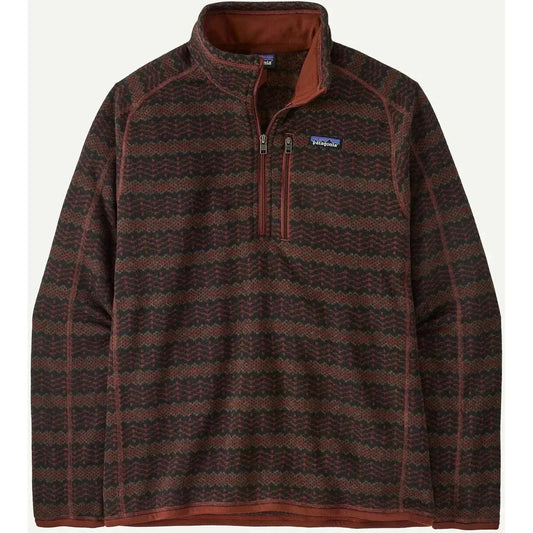 Patagonia Men's Better Sweater 1/4 Zip-Men's - Clothing - Tops-Patagonia-Woven Together: Dried Vanilla-M-Appalachian Outfitters
