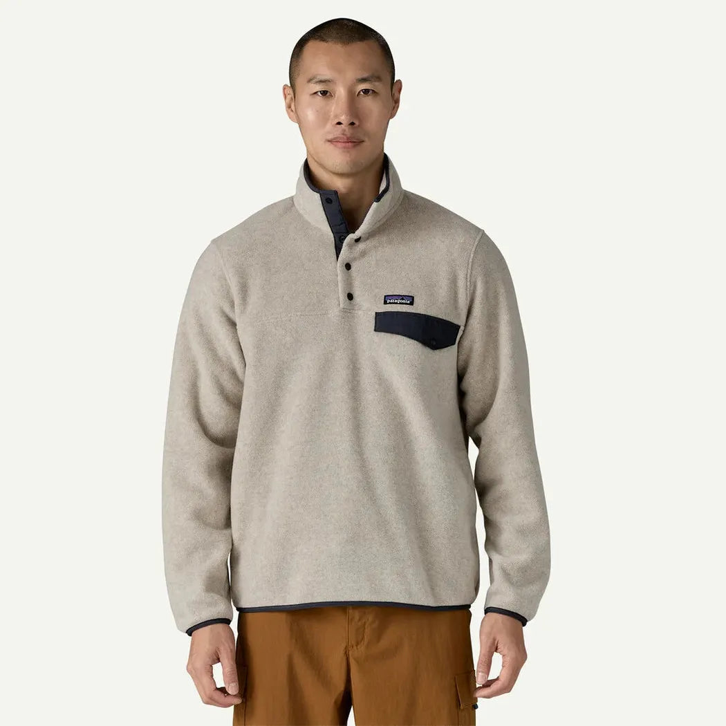 Patagonia Men's Lightweight Synchilla Snap-T Fleece Pullover Patagonia Men's Lightweight Synchilla Snap-T Fleece Pullover