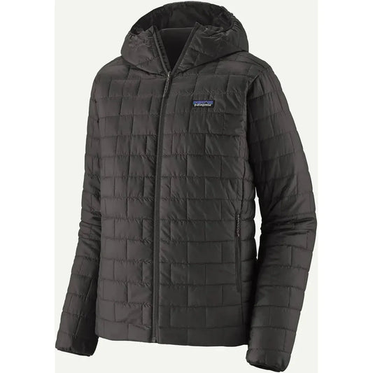 Patagonia Men's Nano Puff Hoody-Men's - Clothing - Jackets & Vests-Patagonia-Black-M-Appalachian Outfitters