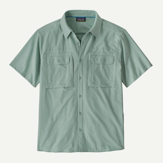 Patagonia Men's Short-Sleeved Self-Guided Sun Shirt-Men's - Clothing - Tops-Patagonia-Thermal Blue-M-Appalachian Outfitters