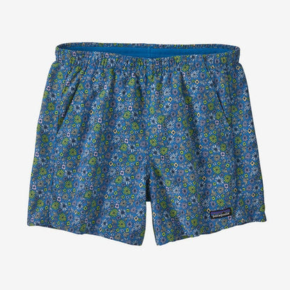 Patagonia Women's Baggies Shorts 5 in-Women's - Clothing - Bottoms-Patagonia-Floral Fun: Vessel Blue-XS-Appalachian Outfitters