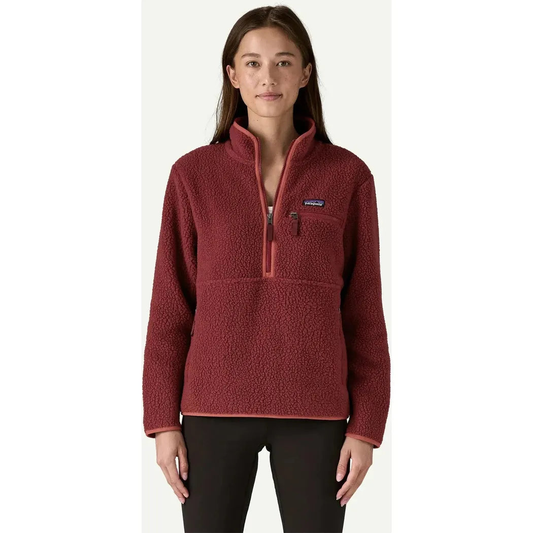 パタゴニア patagonia WOMENS RETRO PILE MARSUPIAL フリースジャケット プルオーバー 衣料品 トップス ポリエステル レディース カーキ系 【中古】 Patagonia Women's Retro Pile Marsupial