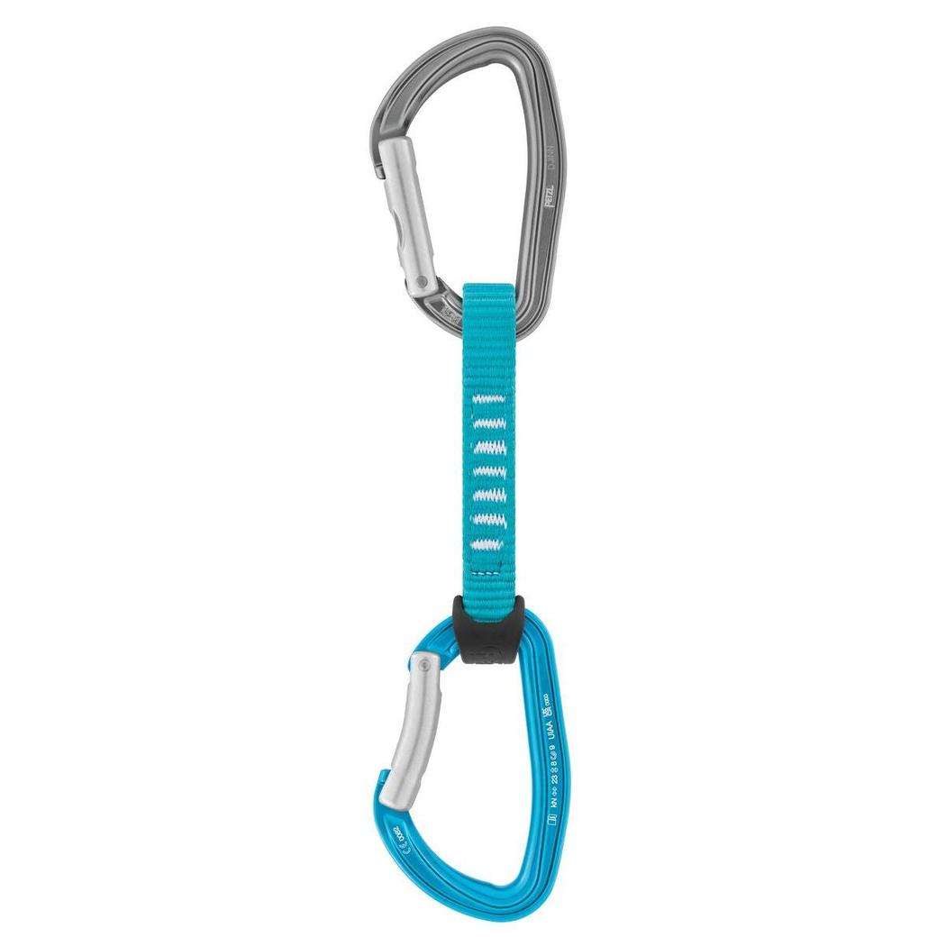 Petzl Djinn Axess Quickdraw - 11cm-Climbing - Hardware - Quickdraws-Petzl-Turquoise-Appalachian Outfitters