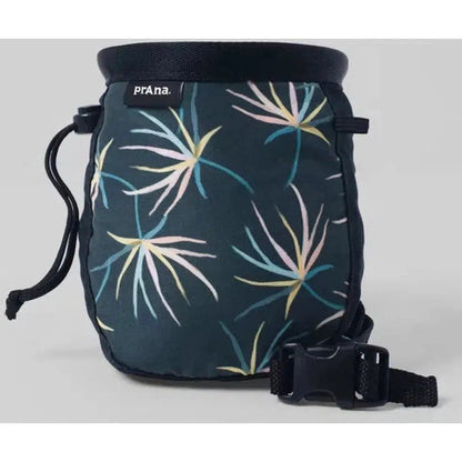 Prana Graphic Chalk Bag-Climbing - Climbing Essentials - Chalk Bags-Prana-Black Bloom-Appalachian Outfitters