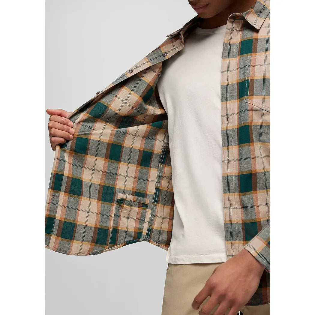 Prana Men's Dolberg Flannel Shirt-Men's - Clothing - Tops-Prana-Appalachian Outfitters
