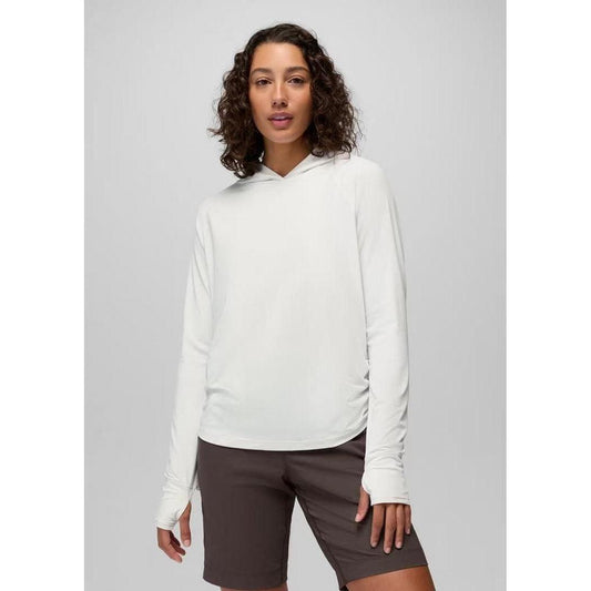 Prana Women's Eileen Hoodie-Women's - Clothing - Tops-Prana-Soft White-S-Appalachian Outfitters
