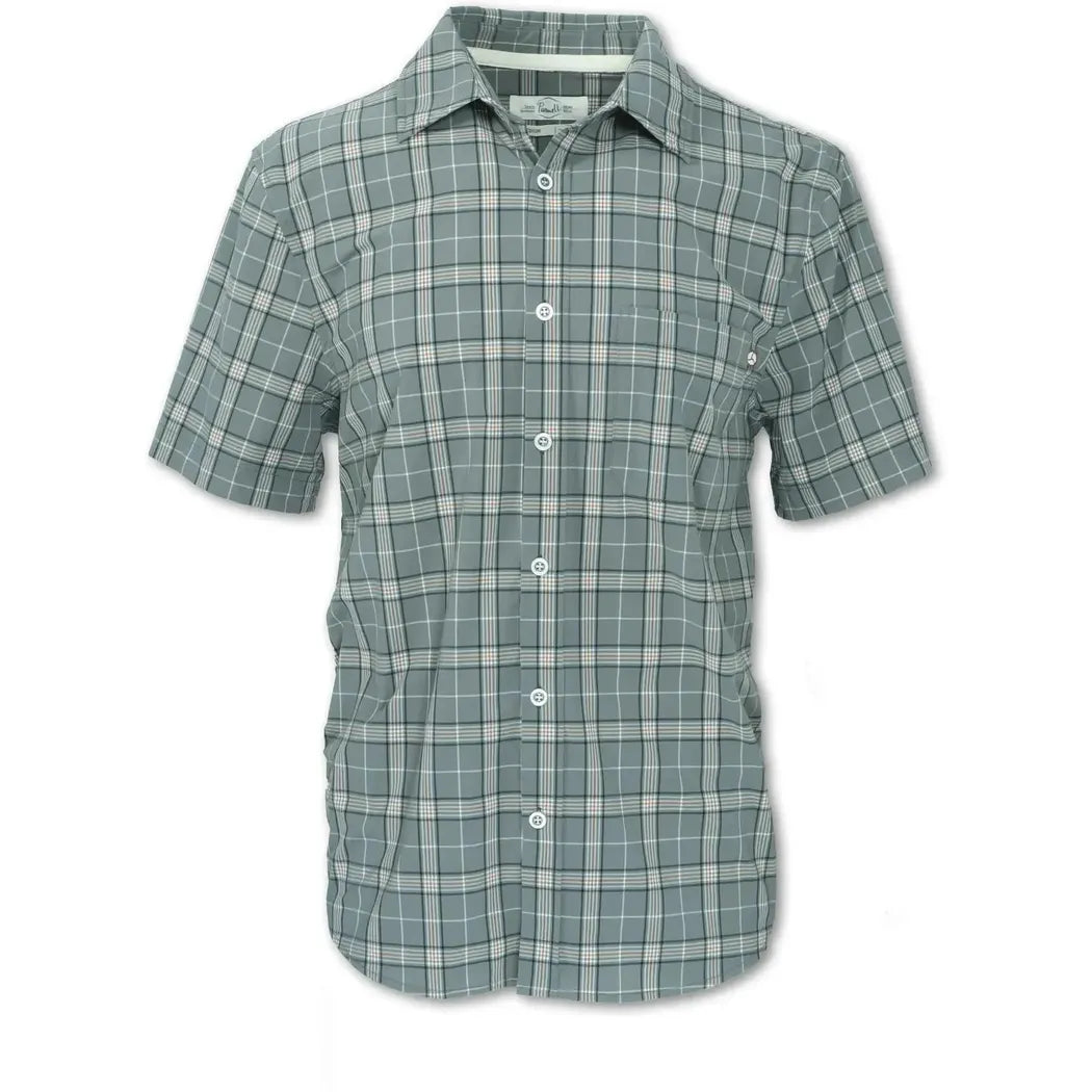 Purnell Men's 4-Way Quick Dry Stretch Olive Shirt-Men's - Clothing - Tops-Purnell-Olive-M-Appalachian Outfitters