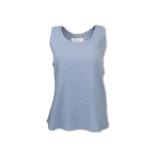 Purnell Women's Gauze Tank-Women's - Clothing - Tops-Purnell-Blue-S-Appalachian Outfitters