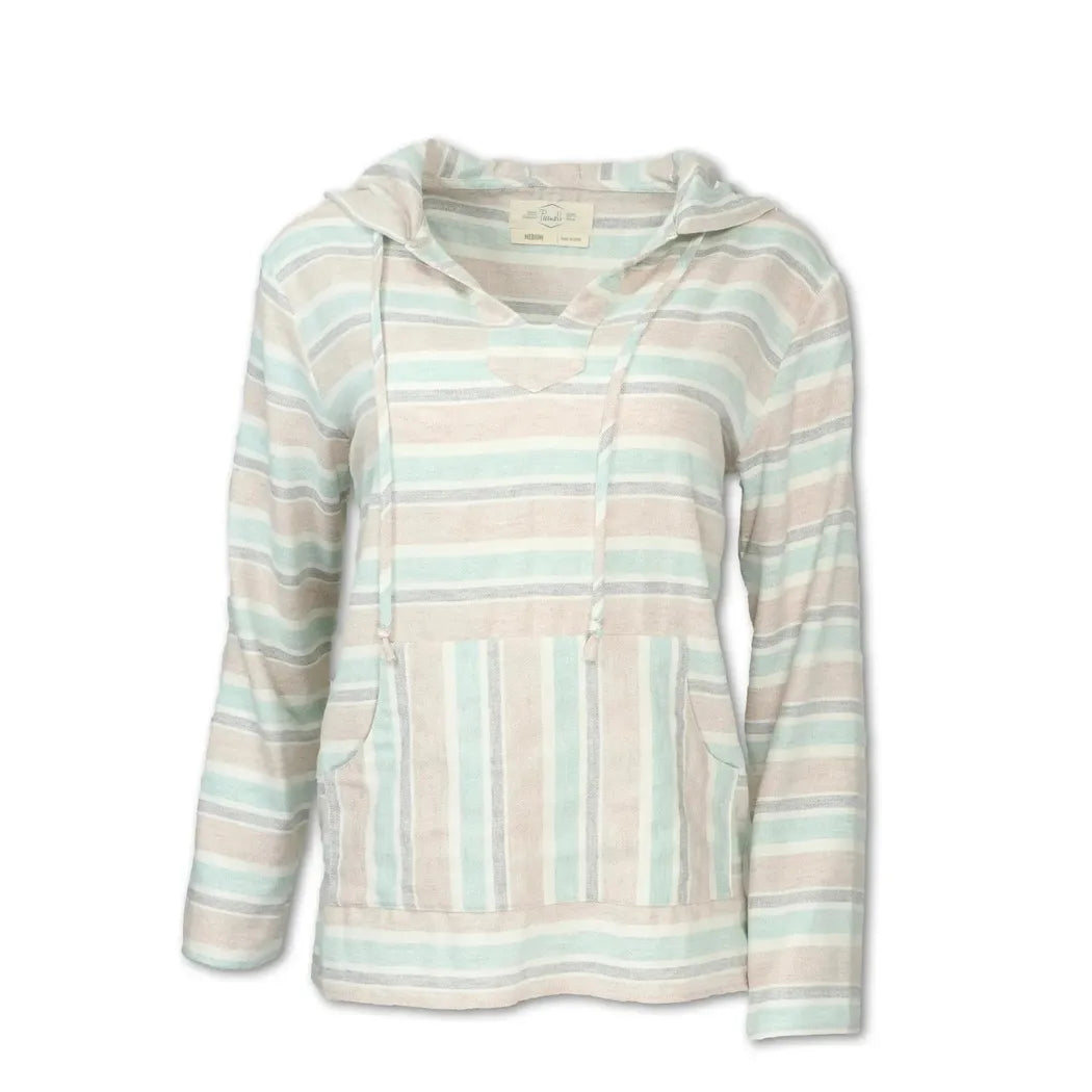 Purnell Women's Striped Pullover-Women's - Clothing - Tops-Purnell-Light Green-S-Appalachian Outfitters