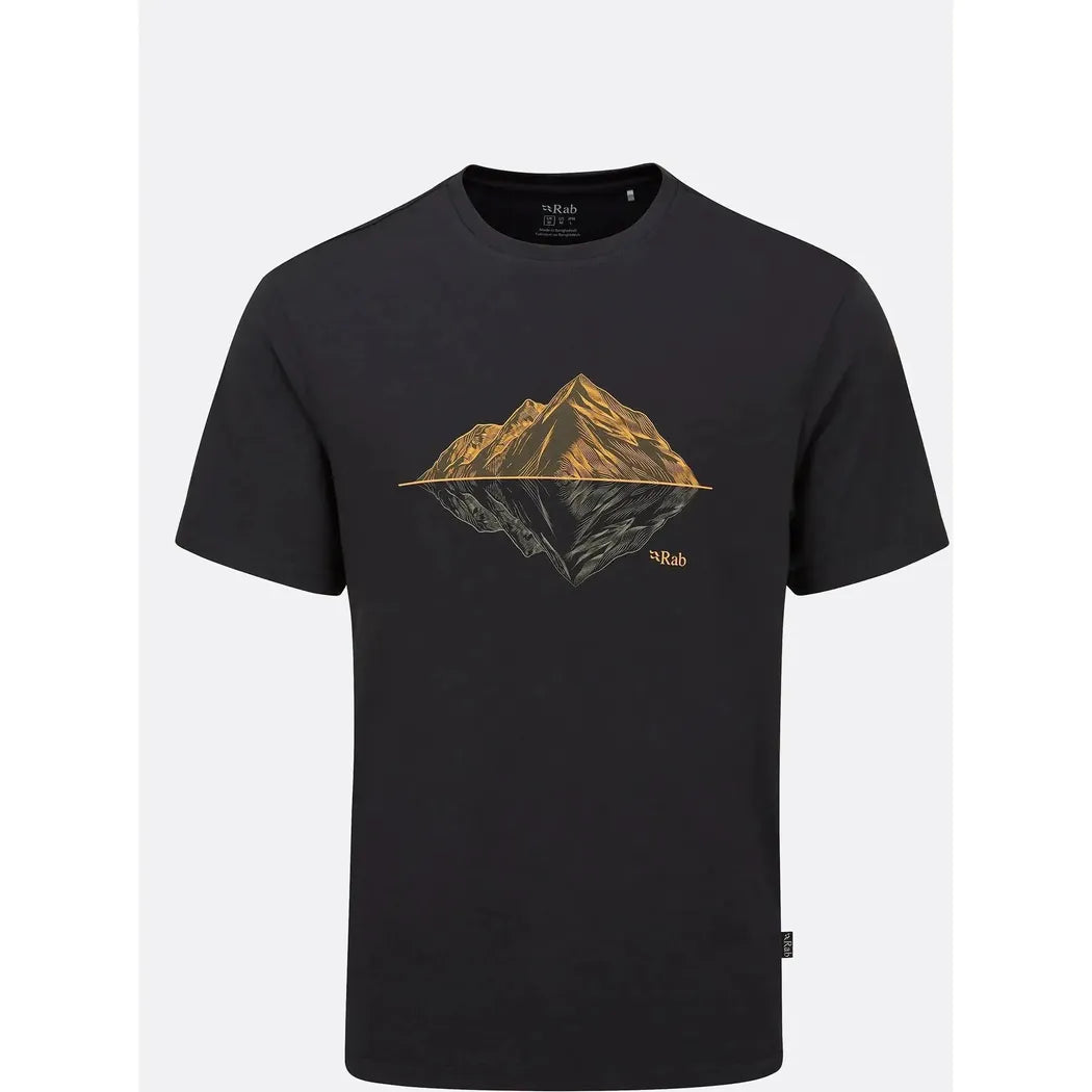 Rab Men's Crimp Reflection Tee-Men's - Clothing - Tops-Rab-Beluga-M-Appalachian Outfitters