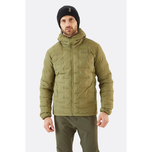 Men's Cubit Stretch Down Hoody-Men's - Clothing - Tops-Rab-Chlorite Green-M-Appalachian Outfitters