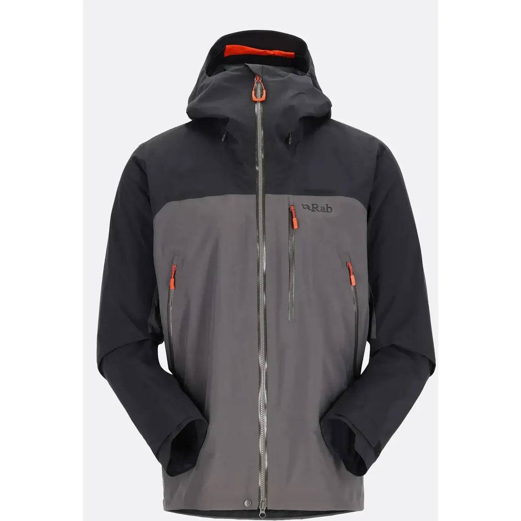 Rab Men's Latok Mountain GTX Jacket-Men's - Clothing - Jackets & Vests-Rab-Black/Graphene-M-Appalachian Outfitters