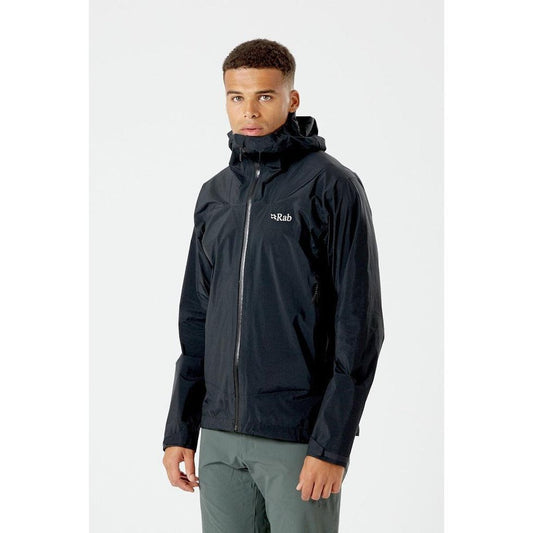 Men's Meridian GORE-TEX Jacket-Men's - Clothing - Jackets & Vests-Rab-Black-M-Appalachian Outfitters