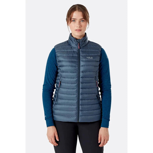 Rab Women's Microlight Vest-Women's - Clothing - Jackets & Vests-Rab-Steel-10-Appalachian Outfitters