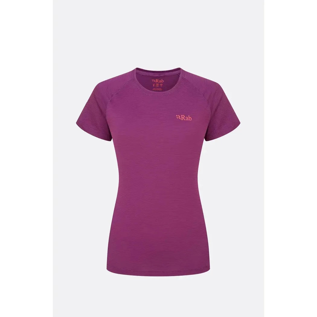 Rab Women's Sonic Tee-Women's - Clothing - Tops-Rab-Plum-10-Appalachian Outfitters