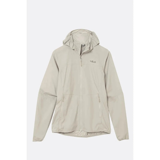 Rab Women's Windgather Hoody-Women's - Clothing - Jackets & Vests-Rab-Pebble-S-Appalachian Outfitters