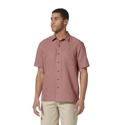 Desert Pucker Dry Short Sleeve-Men's - Clothing - Tops-Royal Robbins-Heirloom Rose-M-Appalachian Outfitters