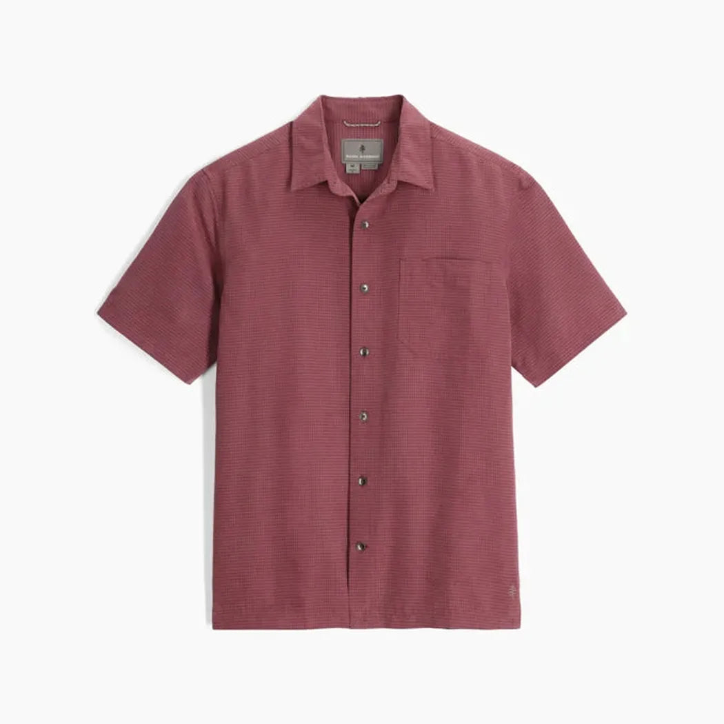 Royal Robbins Desert Pucker Dry Short Sleeve-Men's - Clothing - Tops-Royal Robbins-Wild Rhubard-M-Appalachian Outfitters