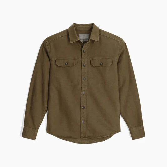 Royal Robbins Men's Clouds Rest Hemp Long Sleeve-Men's - Clothing - Tops-Royal Robbins-Dark Olive Heather-M-Appalachian Outfitters