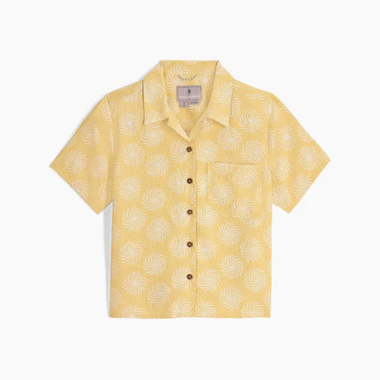 Royal Robbins Women's Camino Pucker Short Sleeve-Women's - Clothing - Tops-Royal Robbins-Sunbeam Ray Pt-S-Appalachian Outfitters