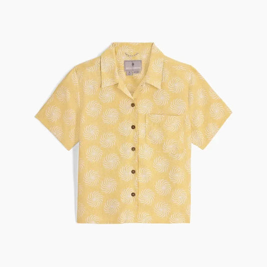 Royal Robbins Women's Camino Pucker Short Sleeve-Women's - Clothing - Tops-Royal Robbins-Sunbeam Ray Pt-S-Appalachian Outfitters