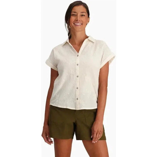 Royal Robbins Women's Oasis Short Sleeve-Women's - Clothing - Tops-Royal Robbins-Undyed-S-Appalachian Outfitters