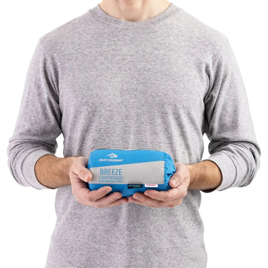 Sea To Summit Breeze Liner with Drawcord - Regular-Camping - Sleeping Bags - Liners-Sea To Summit-Appalachian Outfitters