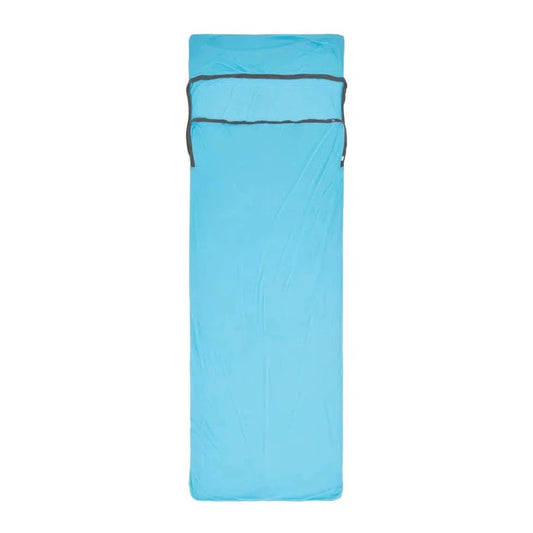 Sea To Summit Breeze Sleeping Bag Liner-Camping - Sleeping Bags - Liners-Sea To Summit-Rectangular with Pillow Sleeve - 88in-Blue Atoll-Appalachian Outfitters