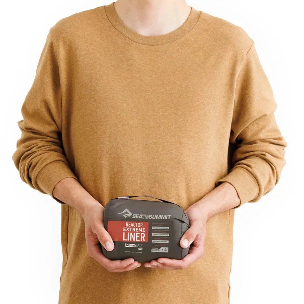 Sea To Summit Reactor Extreme Sleeping Bag Liner-Camping - Sleeping Bags - Liners-Sea To Summit-Mummy w/ Drawcord-Appalachian Outfitters