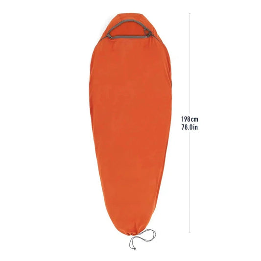 Sea To Summit Reactor Fleece Sleeping Bag Liner-Camping - Sleeping Bags - Liners-Sea To Summit-Mummy w/Drawcord-Appalachian Outfitters