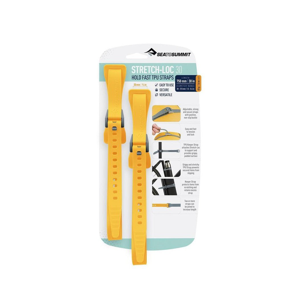 Sea To Summit-Stretch-Loc TPU Straps 2 Pack-Appalachian Outfitters