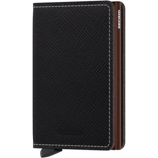 Slim Wallet - Saffiano-Accessories - Wallets-SECRID-Brown-Appalachian Outfitters