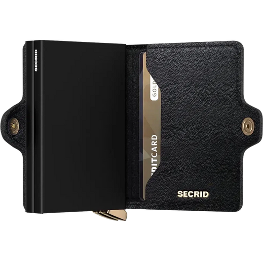 SECRID Twin Wallet - Emboss Lines-Accessories - Wallets-SECRID-Black-Appalachian Outfitters