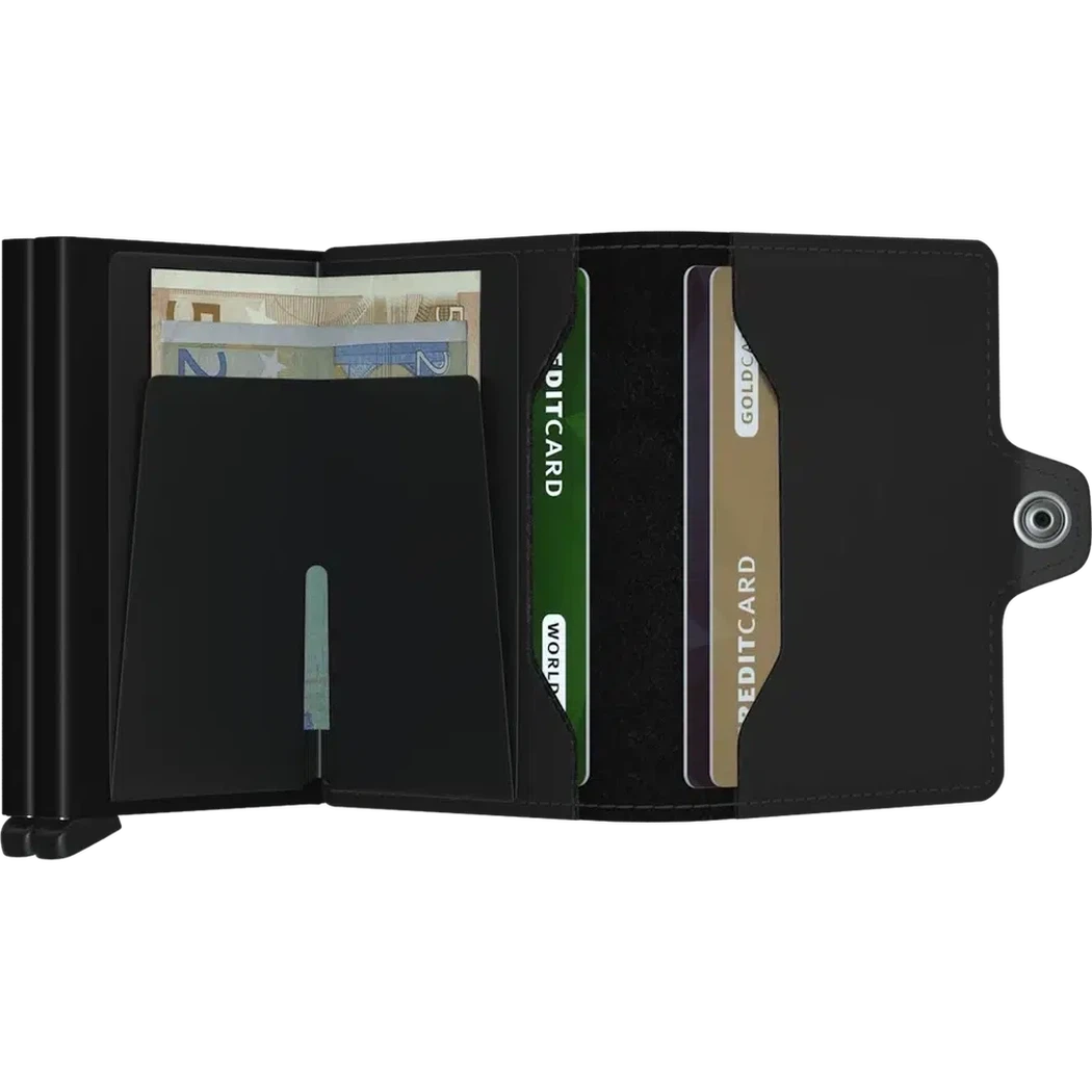 SECRID Twin Wallet - Matte-Accessories - Wallets-SECRID-Black-Appalachian Outfitters