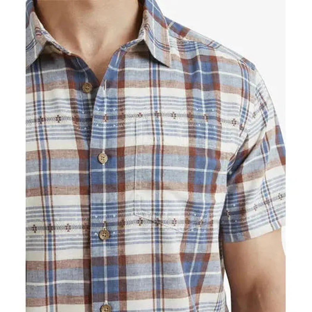 Sherpa Adventure Gear Men's Jampa Plaid Short Sleeve Shirt-Men's - Clothing - Tops-Sherpa Adventure Gear-Appalachian Outfitters