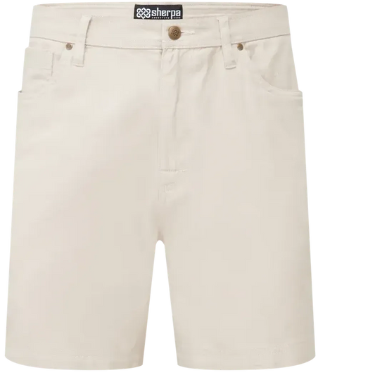 Sherpa Adventure Gear Sample - Men's Dando 5 Pocket Short-Men's - Clothing - Bottoms-Sherpa Adventure Gear-Goa Sand-M-Appalachian Outfitters