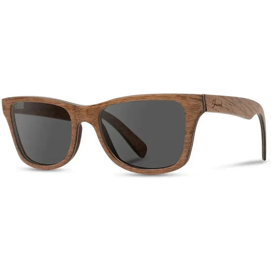 Shwood Handcrafted Canby-Accessories - Eyewear - Sunglasses-Shwood Handcrafted-Walnut-Grey Polarized-Appalachian Outfitters