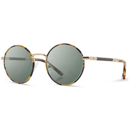 Shwood Handcrafted Hawthorne-Accessories - Eyewear - Sunglasses-Shwood Handcrafted-Tortoise & Matte Gold // Ebony-G15 Polarized-Appalachian Outfitters