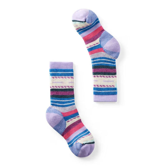 Smartwool Kids' Hike Margarita Crew Socks-Accessories - Socks - Kids-Smartwool-Ultra Violet-S-Appalachian Outfitters