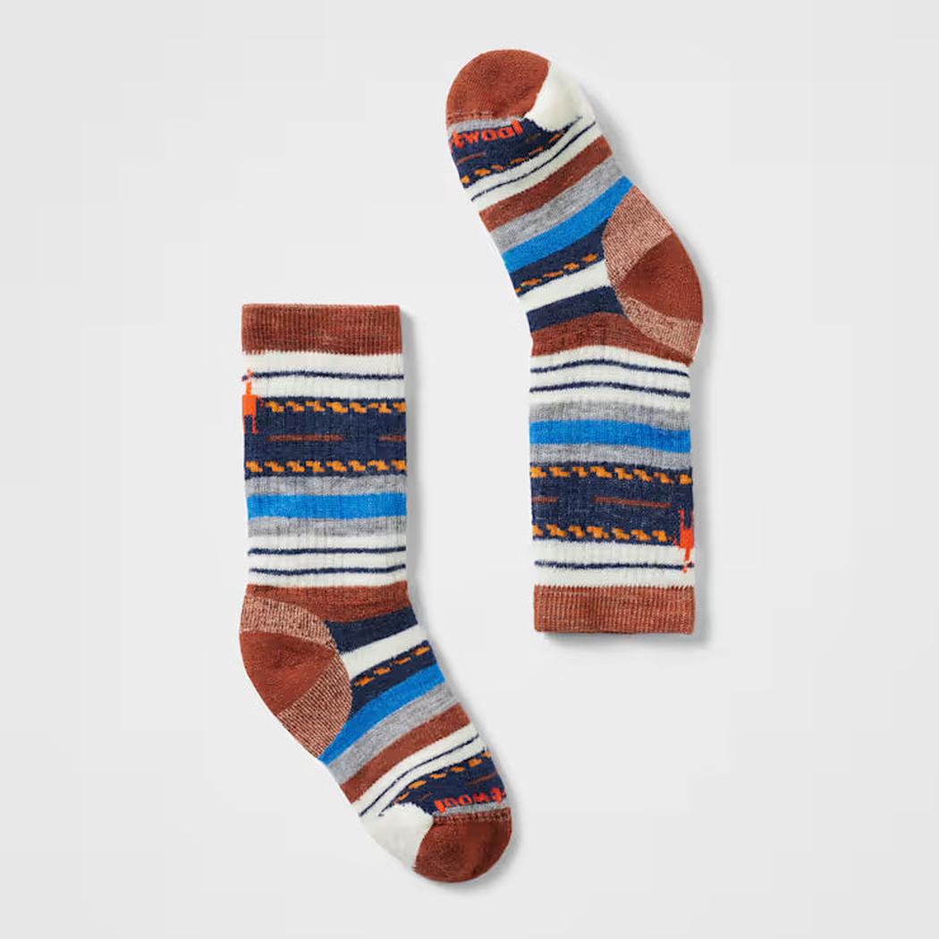 Smartwool Kids' Hike Margarita Crew Socks-Accessories - Socks - Kids-Smartwool-Picante-S-Appalachian Outfitters