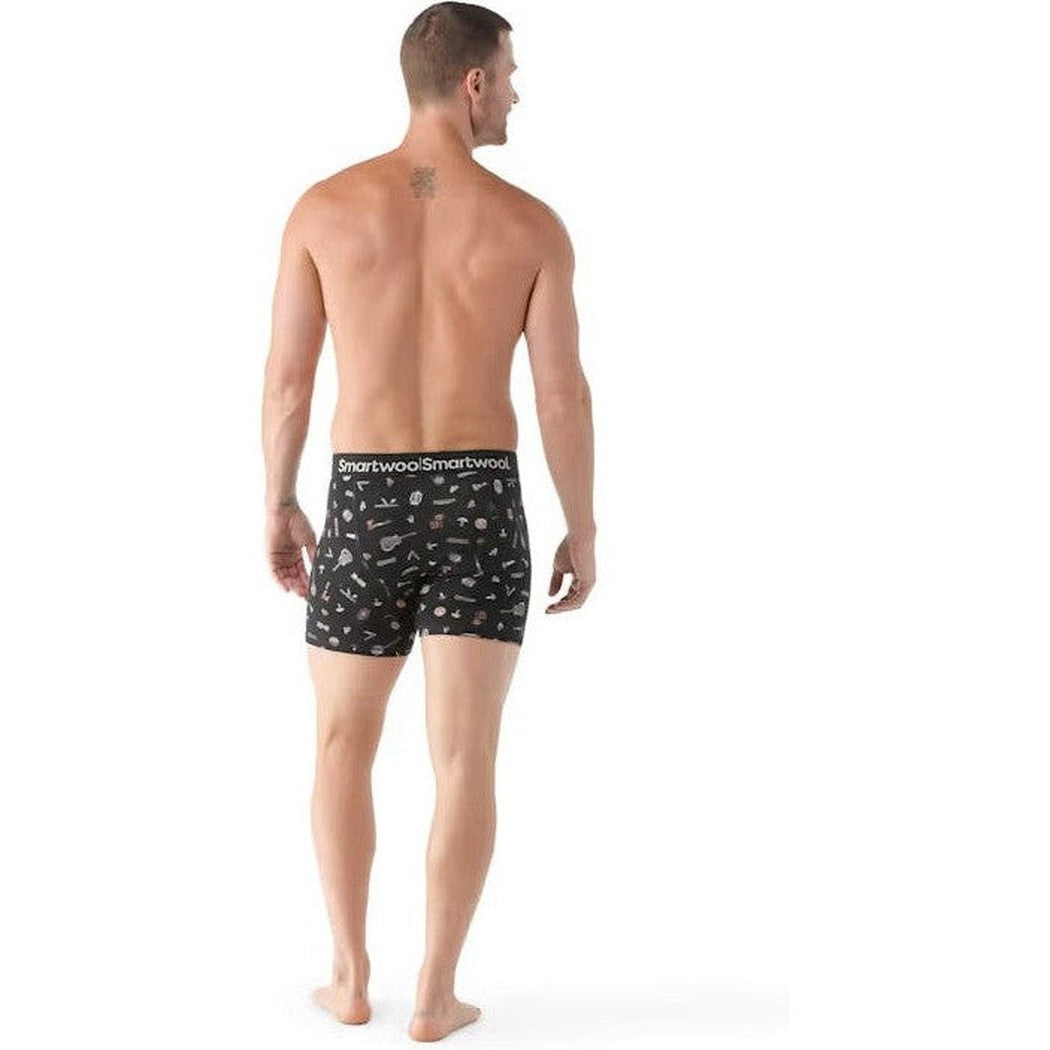 Smartwool Men's Merino Print Boxer Brief Boxed-Men's - Clothing - Underwear-Smartwool-Appalachian Outfitters